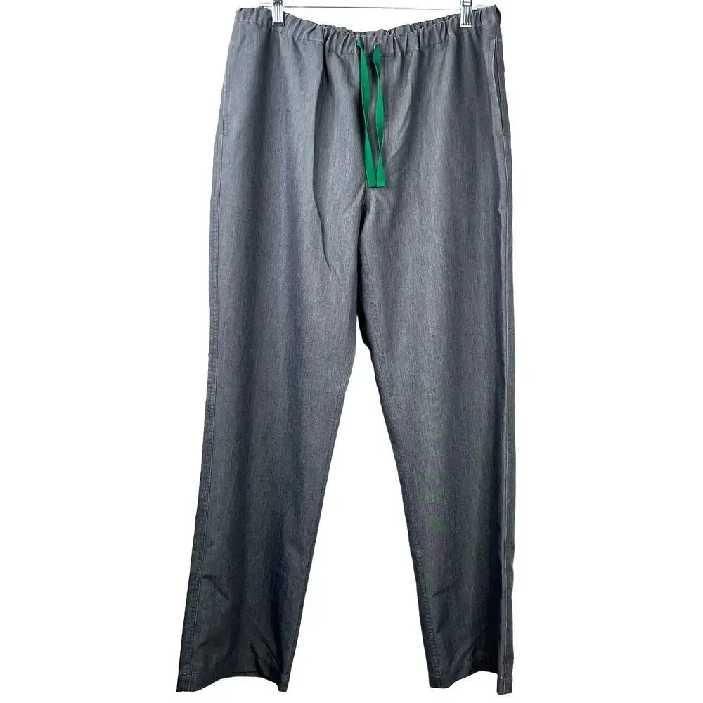 FIGS Men's Pisco Basic Scrub Pants Elastic Waistband Straight Leg Pockets Size L